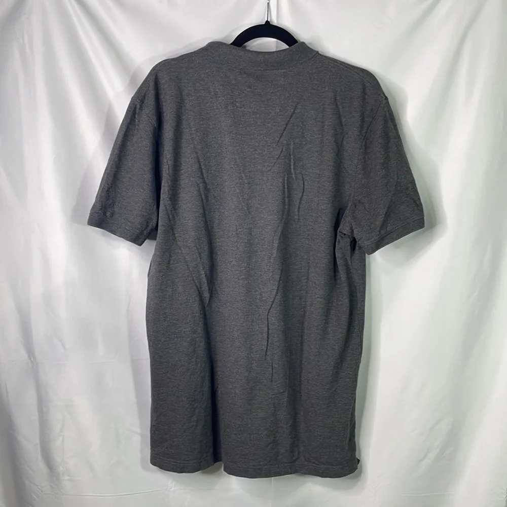 Banana Republic standard fit, dark gray polo